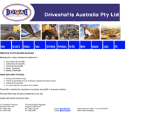 Tablet Screenshot of driveshaftsaustralia.com.au